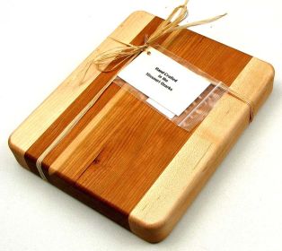 Edge grain Cherry & Maple Chopping Block