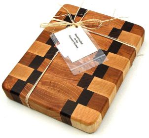 End Grain Multi Wood Chopping Block