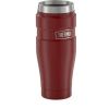 Thermos Stainless King Vacuum Insulated Stainless Steel Tumbler, 16oz, Matte Rustic Red